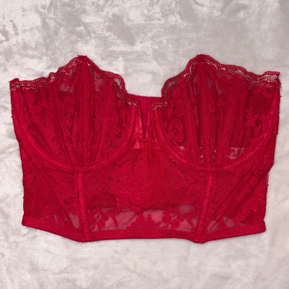 NWT Victoria's Secret Dream Angels Scalloped Lace Bustier